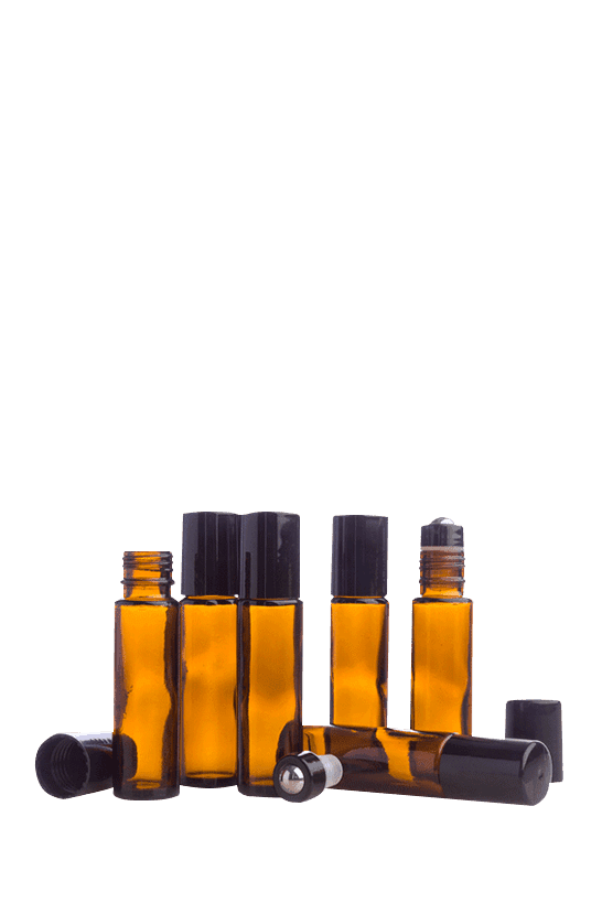 10 mL Amber Roller Bottle 6pk
